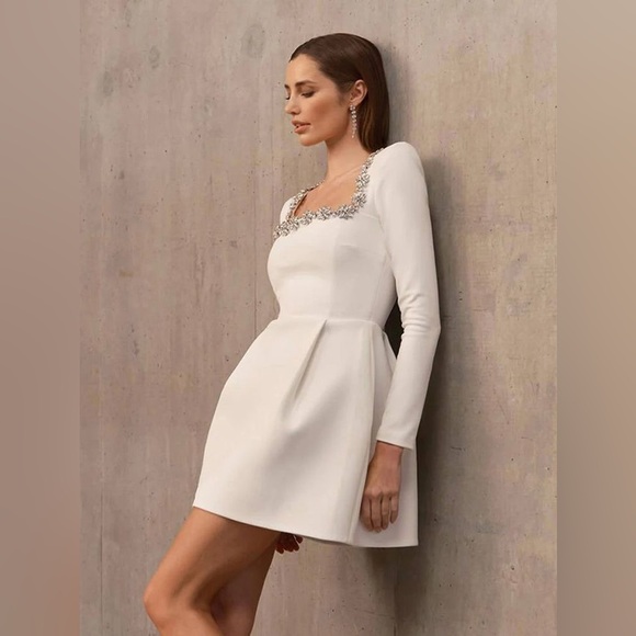 NADINE MERABI Dresses & Skirts - Nadine Merabi Kimberly White Dress